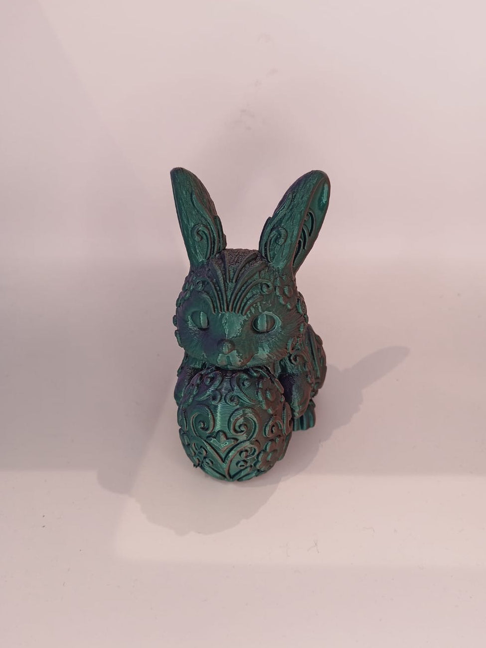 Green Bunny with an Egg