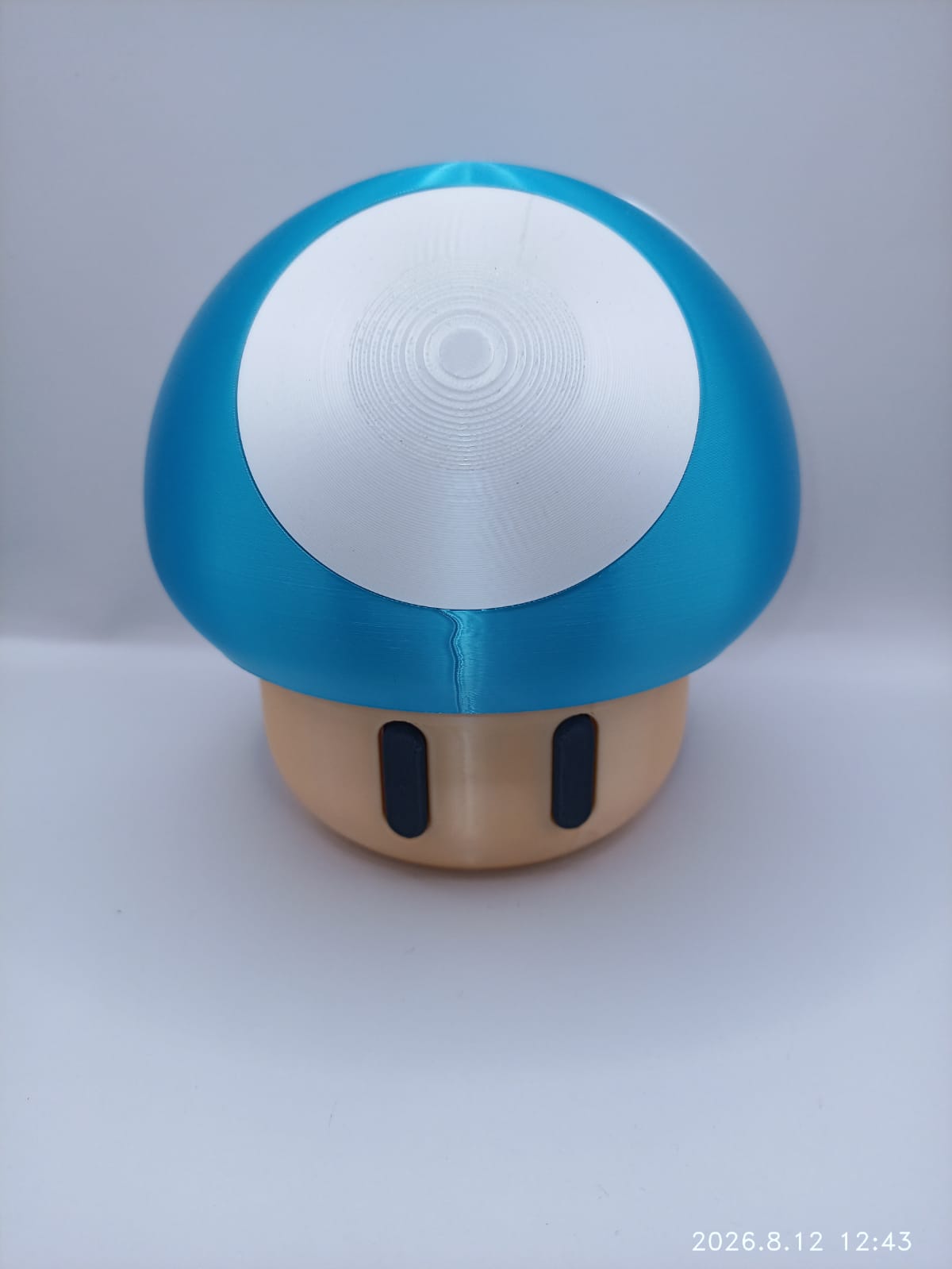 Blue Mushroom Piggybank