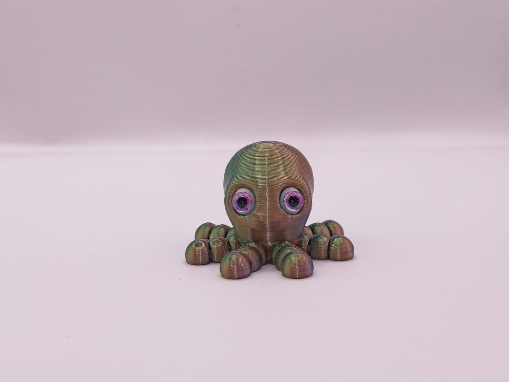 Small Yellow and Green Octopus