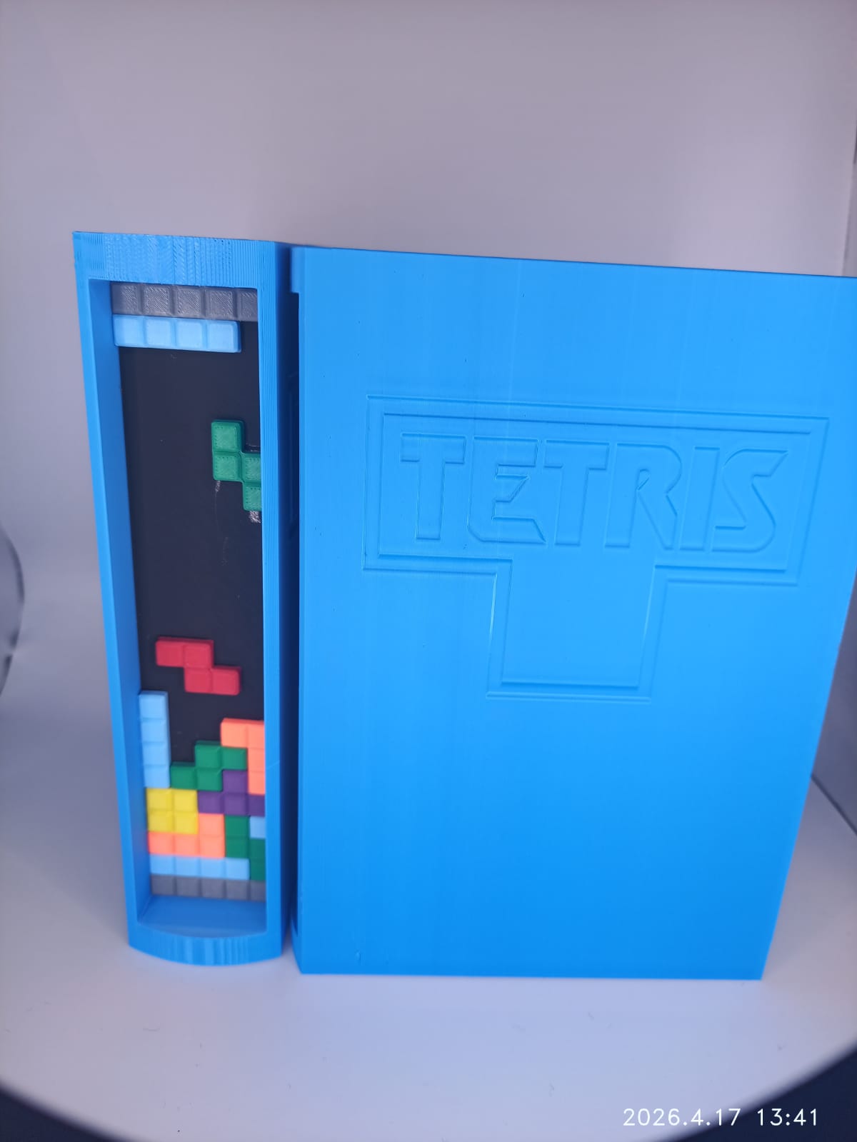 Blue Tetris Book Nook