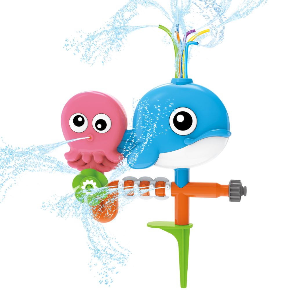 Splash Buddies Whale And Octopus Sprinkler
