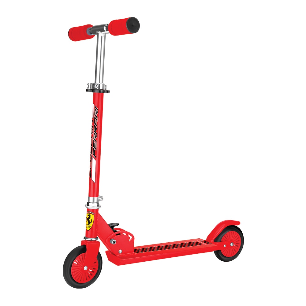 Rugged Racers Ferrari 2 Week Kick Scooter- Red