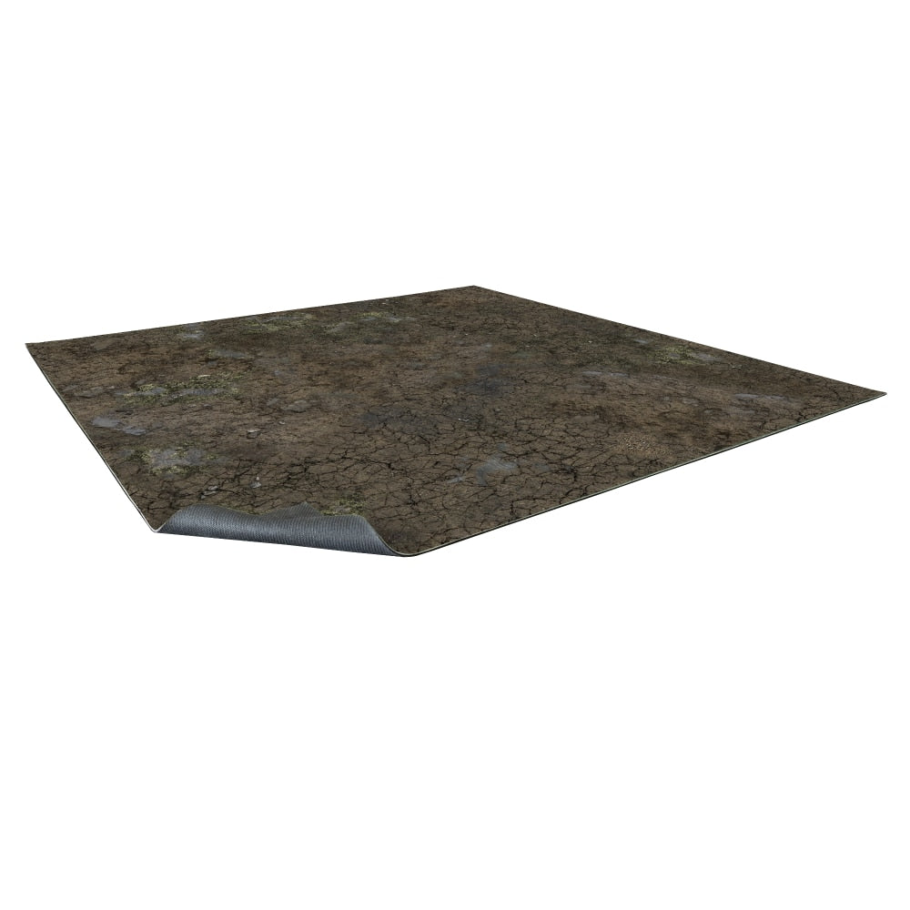 Battlesystems Game Mat - Muddy Streets - 90x90cm
