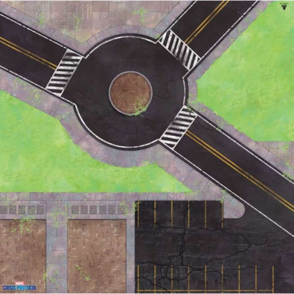 Marvel Crisis Protocol - Roundabout Knockout Game Mat