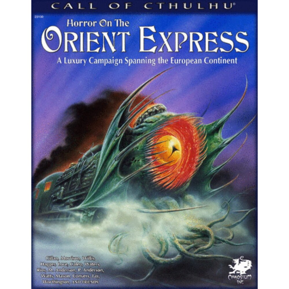 Cthulhu RPG Horror on the Orient Express