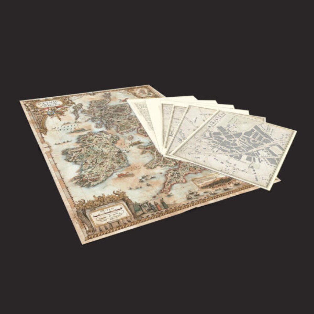 Vaesen - Nordic Horror RPG - Mythic Britain & Ireland Maps
