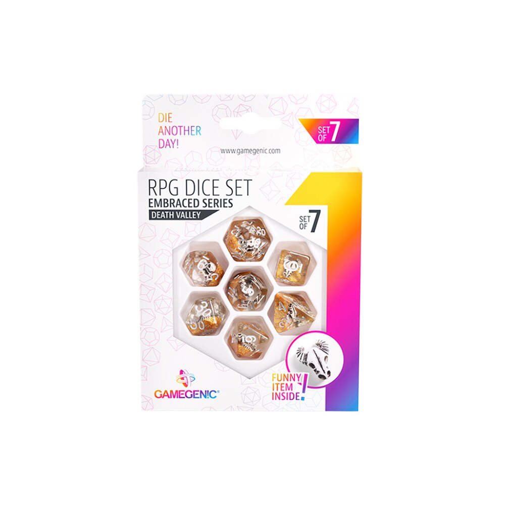 GameGenic - RPG Dice Set - Embraced Series - Death Valley