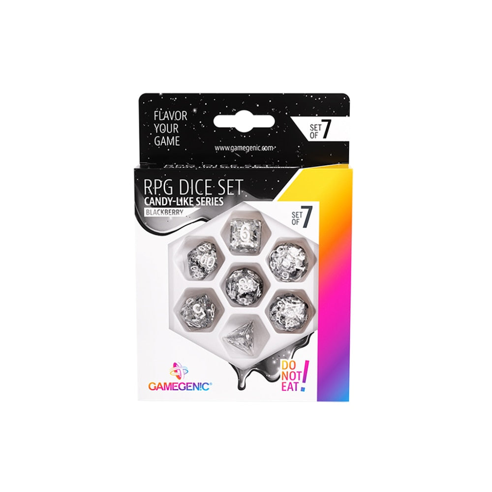 GameGenic - RPG Dice Set - Candy-like Series - Blackberry