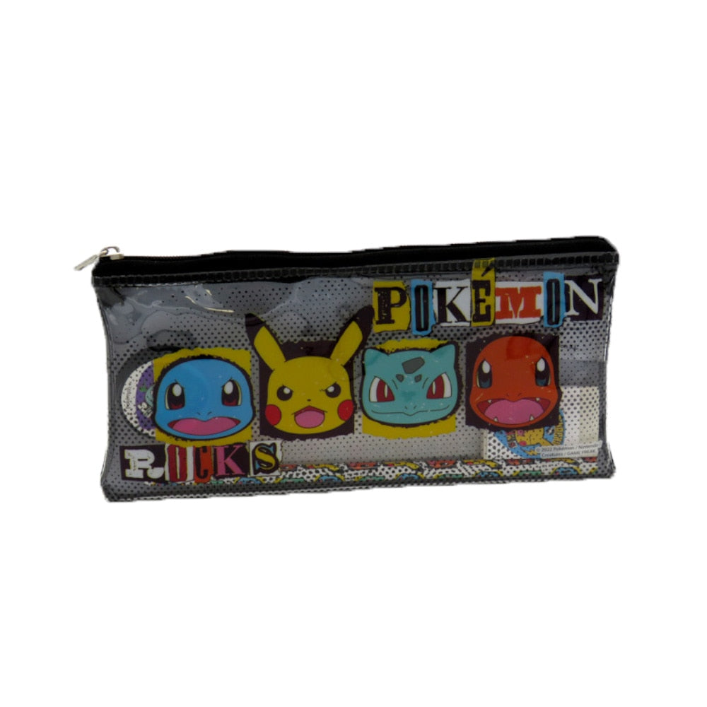 Pokémon - Plastic Pencil Case with Stationery