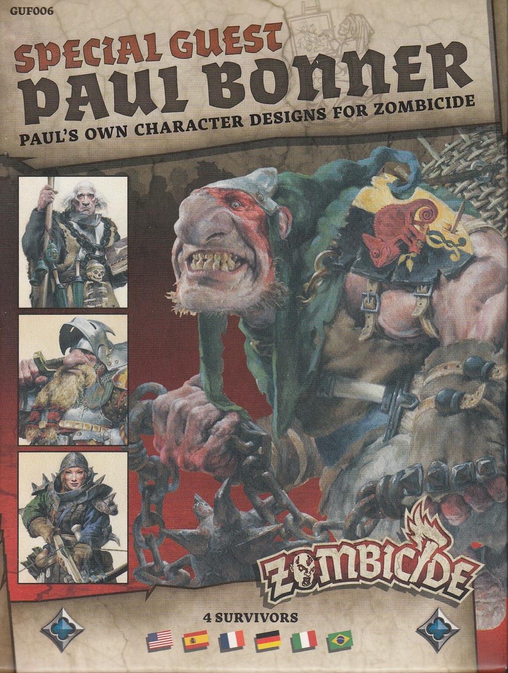 Zombicide Black Plague Spl Guest Paul Bonner