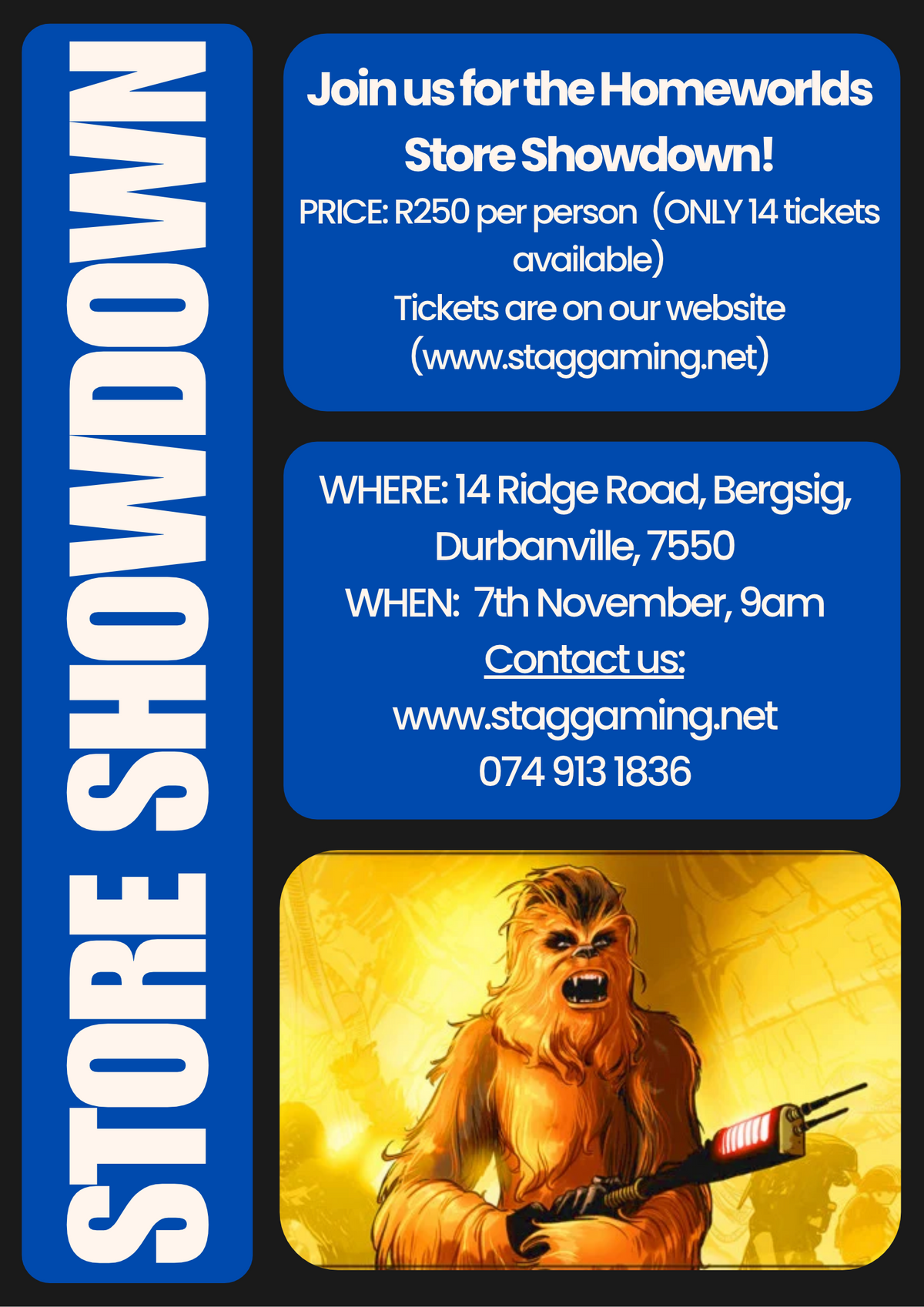 Homeworlds Store Showdown Ticket
