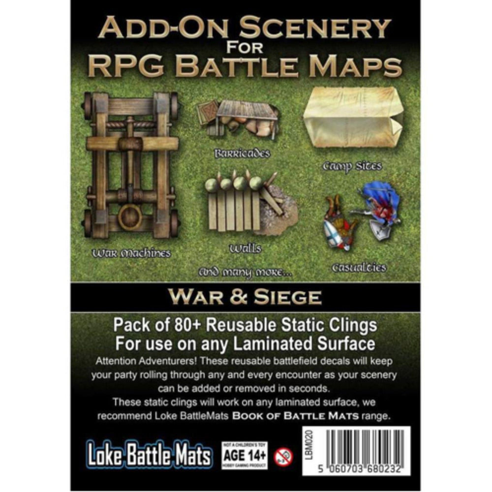 BattleMats: Add on scenery War & Siege
