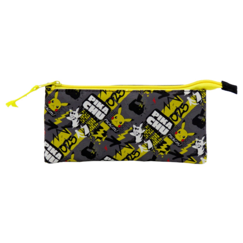 Pokémon - Triple Pencil Bag (Grey)