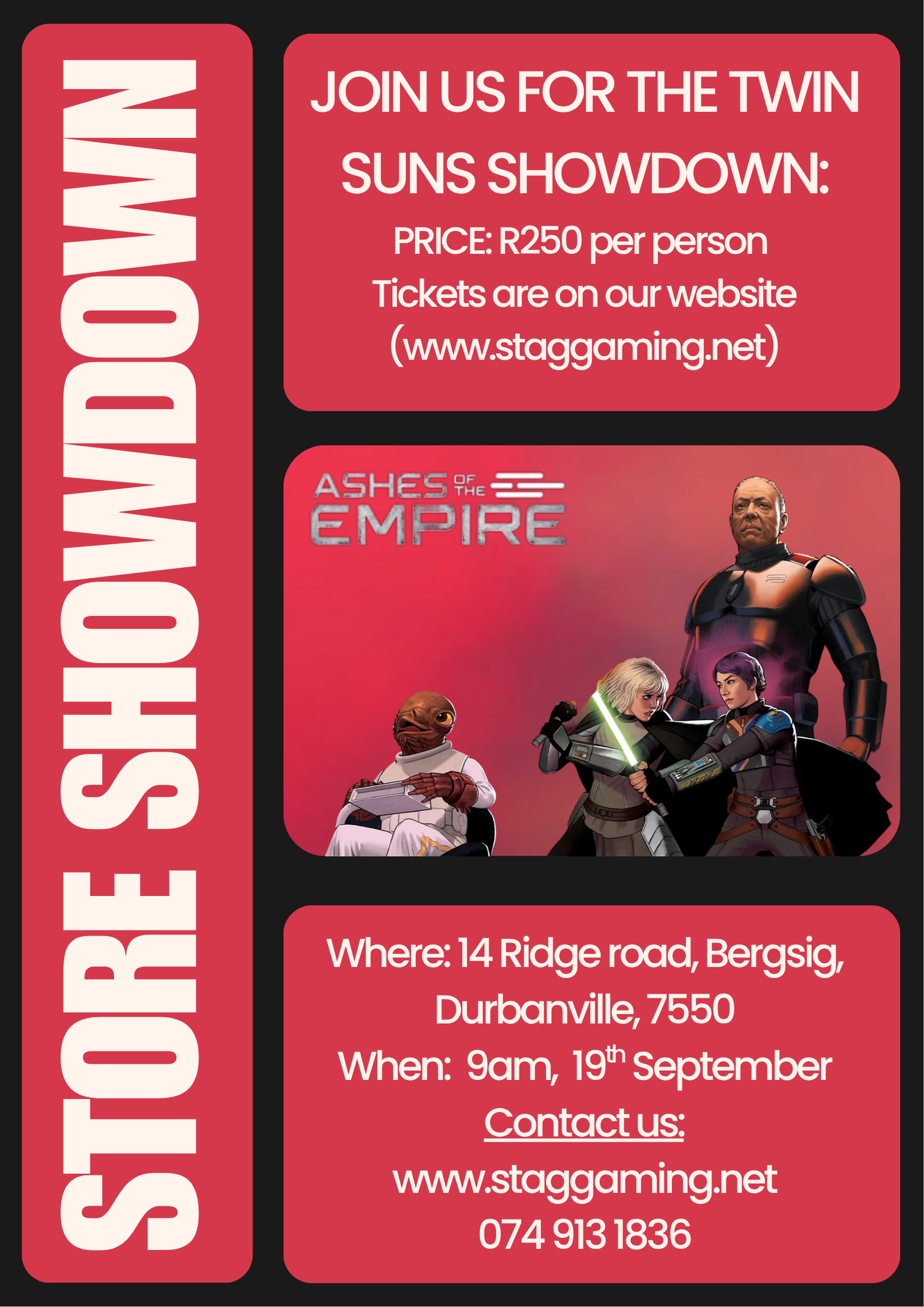 TWIN SUNS STORE SHOWDOWN