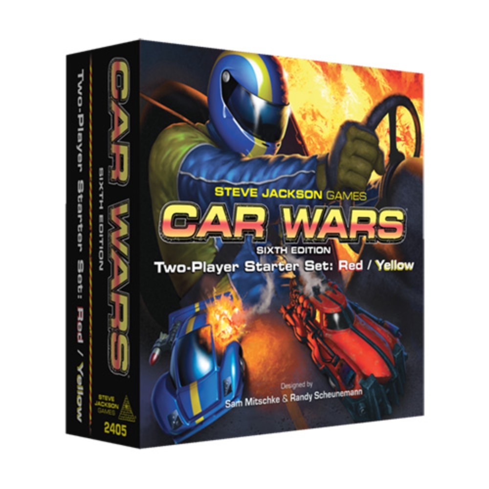 Car Wars 2 Player Starter Set - Red/Yellow