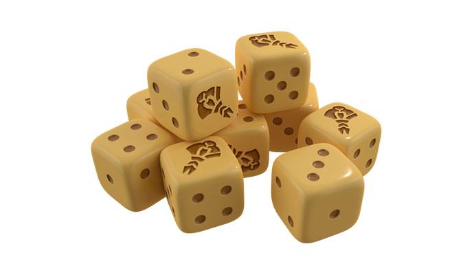 Star Trek Ascendancy Expansion: Dice (x9) - Cardassians