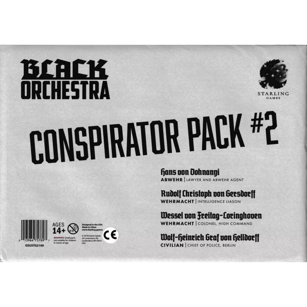 Black Orchestra - Conspirator Pack #2
