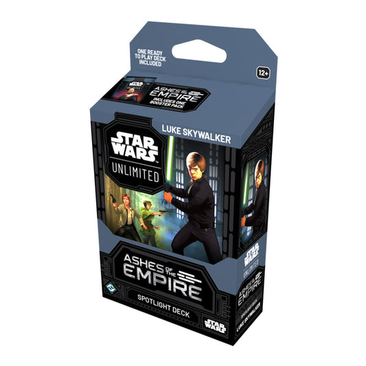 PRE-RELEASE: Star Wars: Unlimited - Ashes of the Empire: Spotlight Deck (Luke Skywalker)