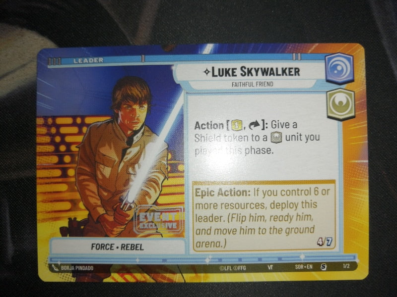 Star Wars: Unlimited - Luke Skywalker Event Exclusive Promo