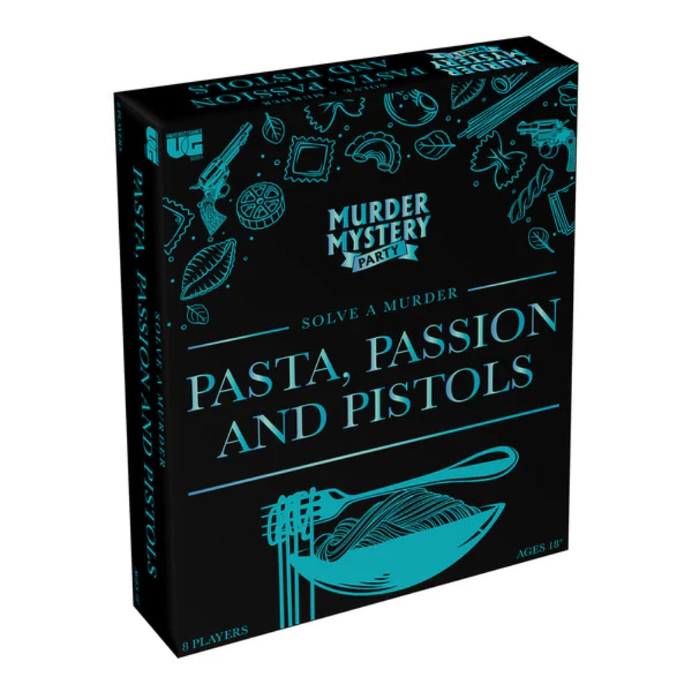 Murder Mystery Party Game - Pasta, Passion, & Pistols