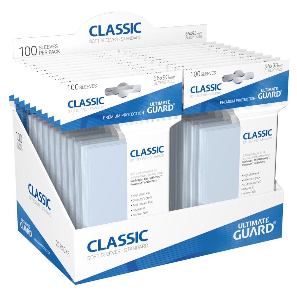 UGD - Classic Soft Sleeves Std Transparent