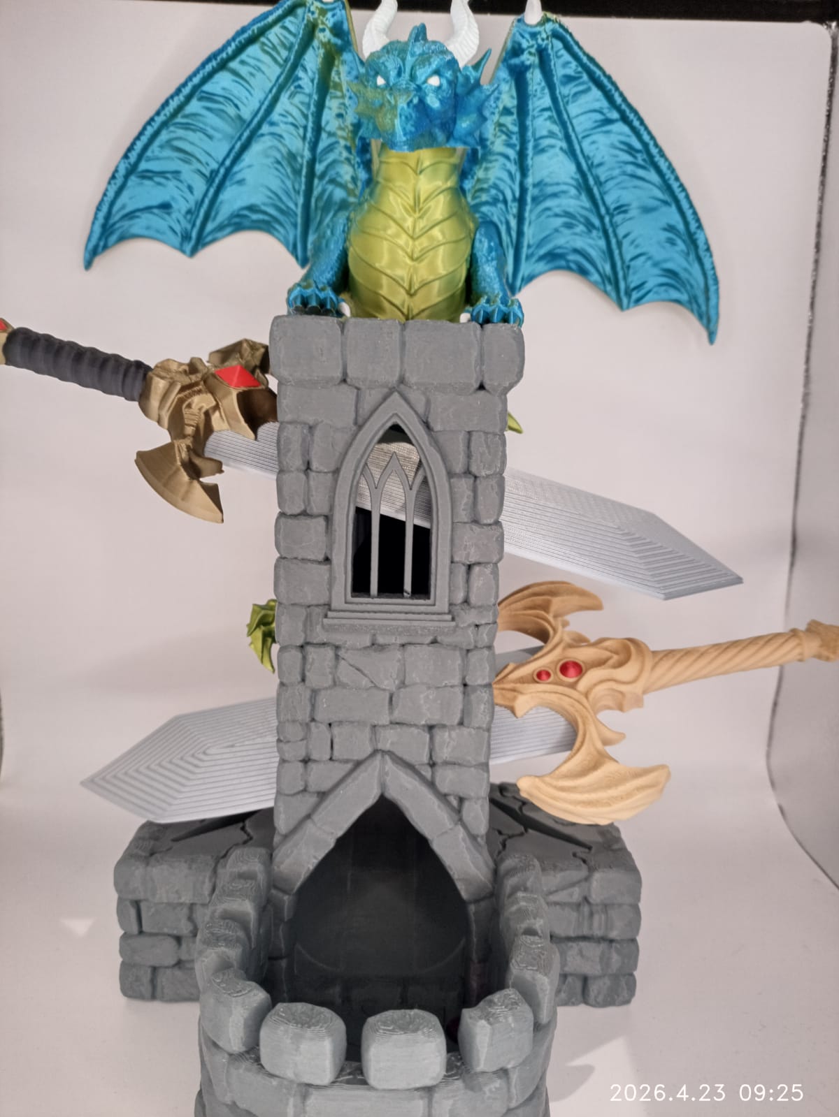 Dragon Tower with Swords