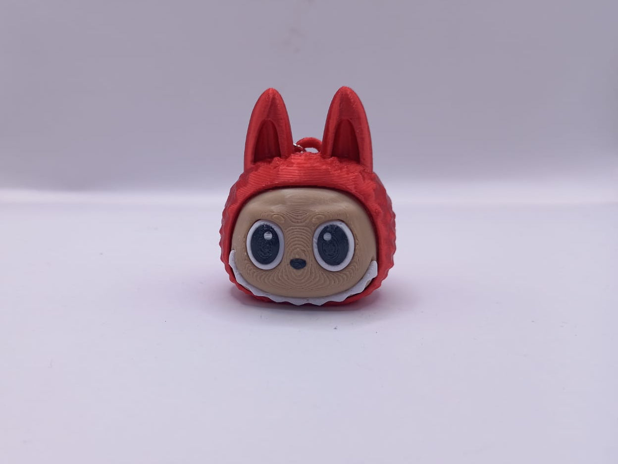 Red Lafufu Key Chain