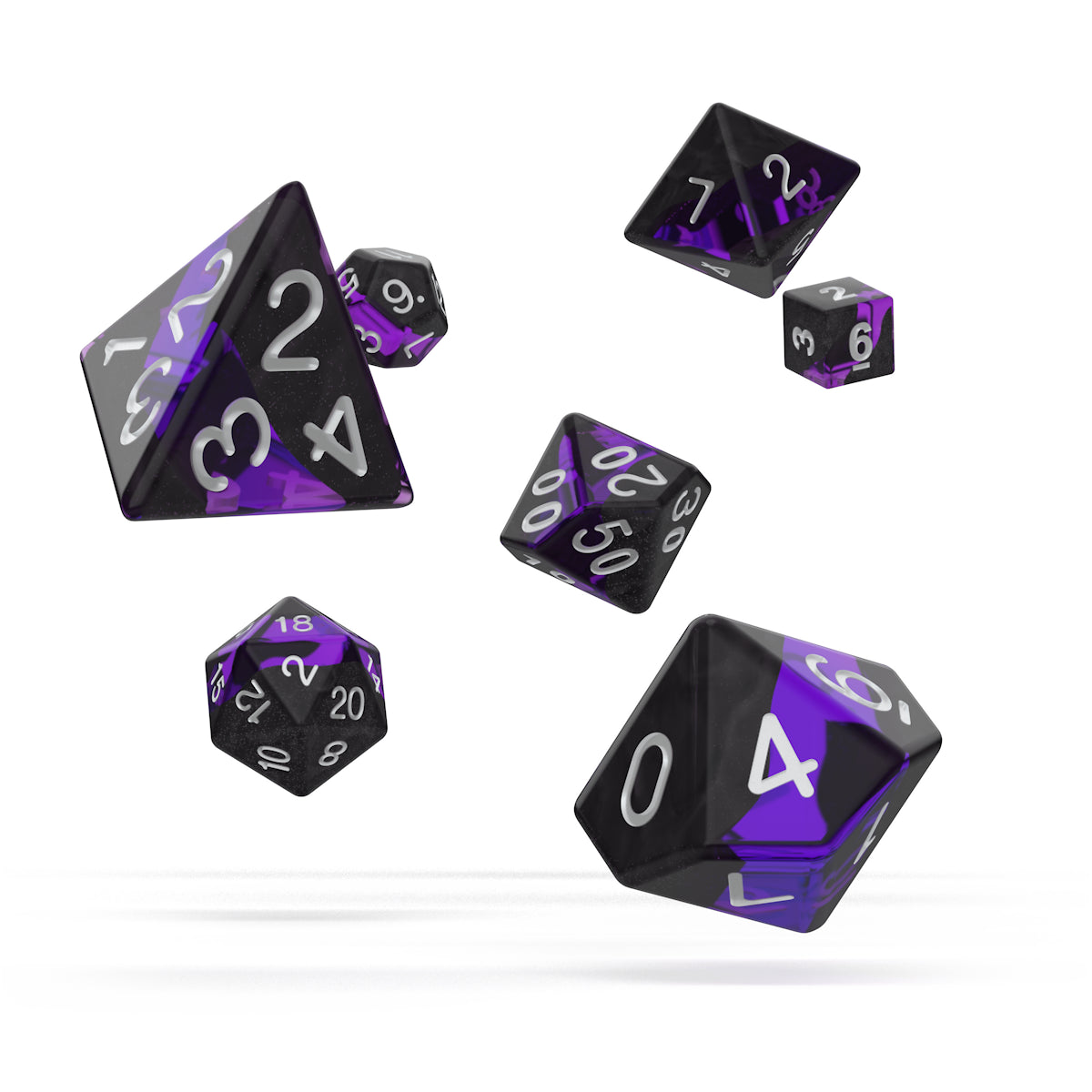 oakie doakie DICE RPG Set Enclave: Amethyst (7)