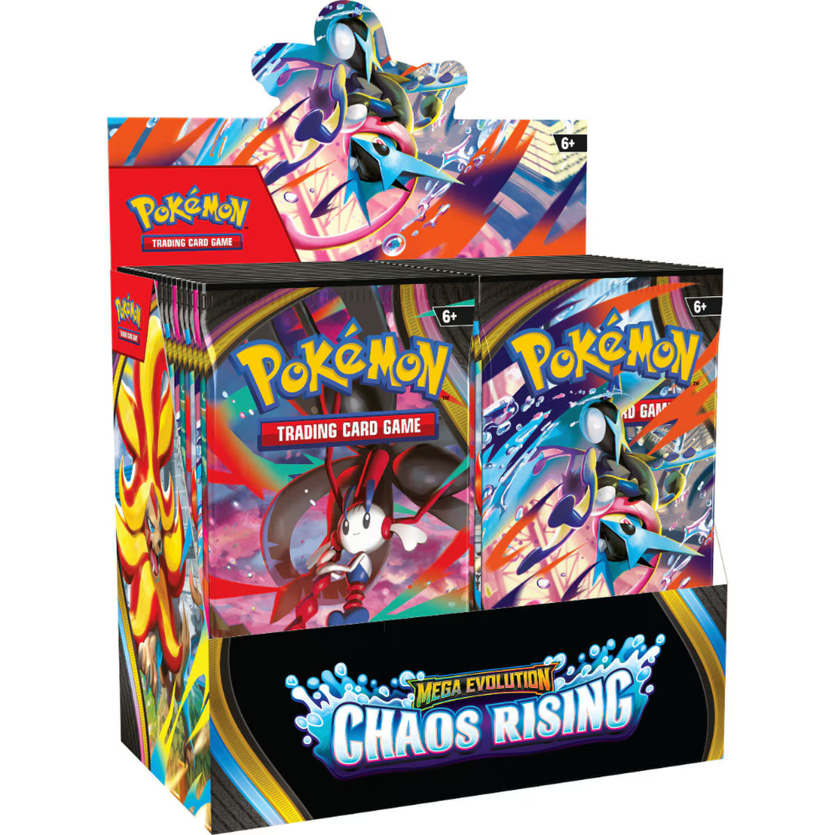 PRE-ORDER: Pokémon: Mega Evolution—Chaos Rising: Booster Box (36 packs)