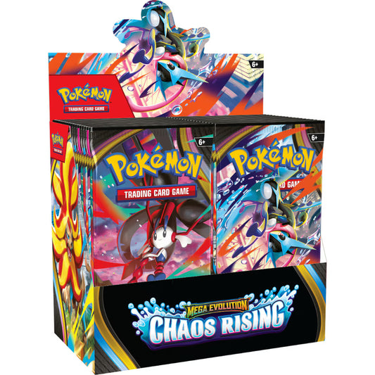 PRE-ORDER: Pokémon: Mega Evolution—Chaos Rising: Booster Box (36 packs)