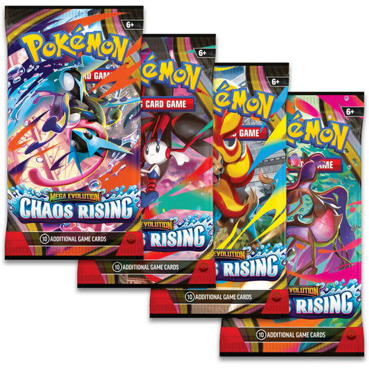 PRE-ORDER: Pokémon: Mega Evolution—Chaos Rising: Booster