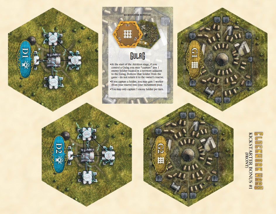 Clockwork Wars Gulag and Dynamo Hex Set