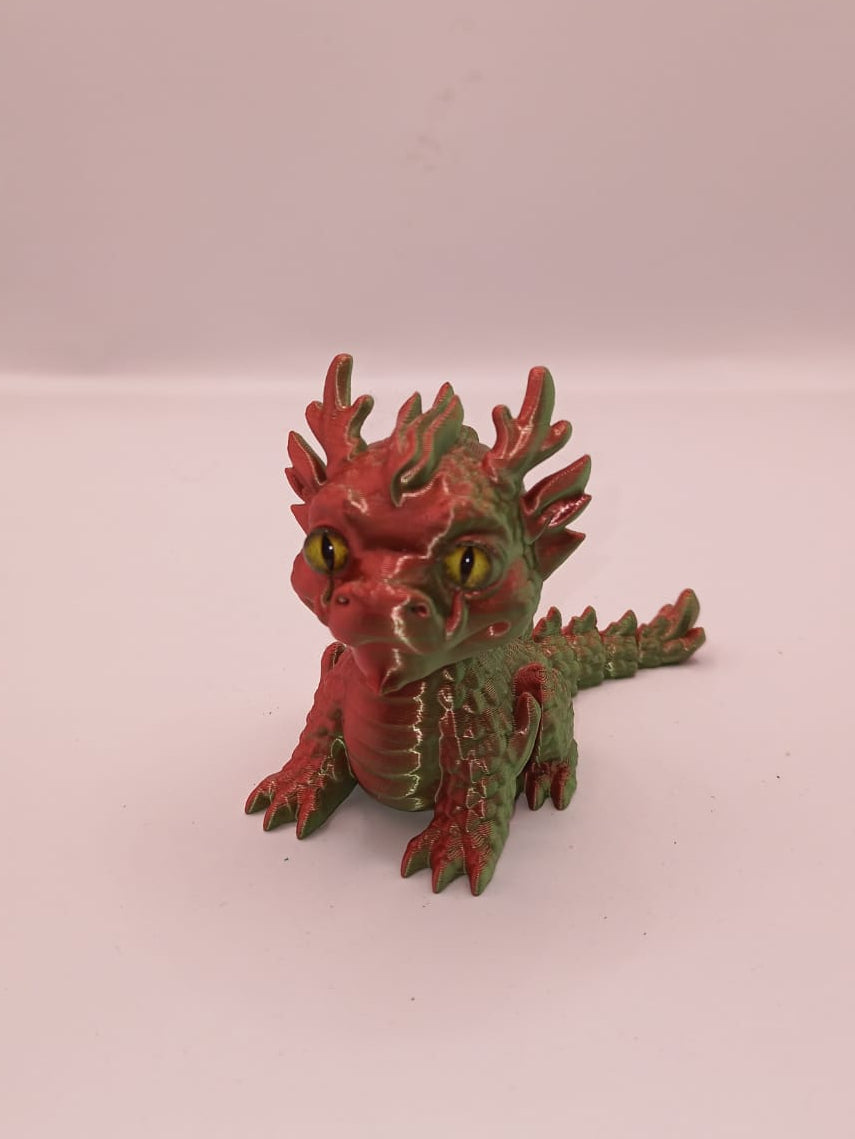 Red and Green Horned Dragon