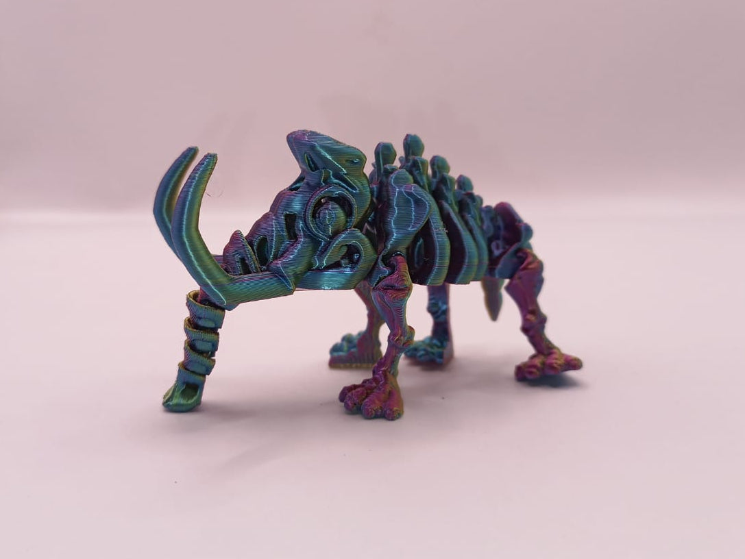 Small Multi-Coloured Mammoth