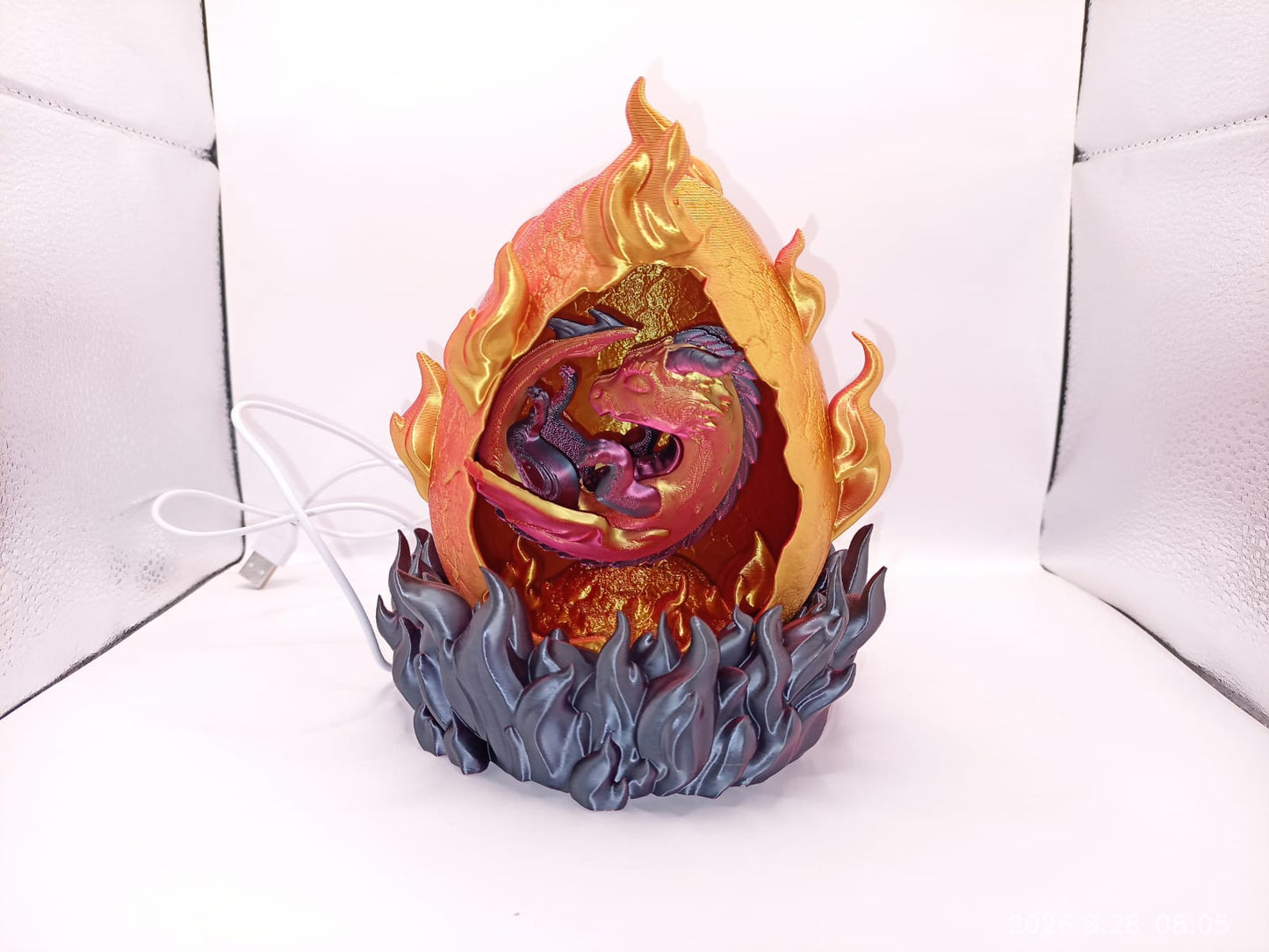 Fire Dragon Egg Light
