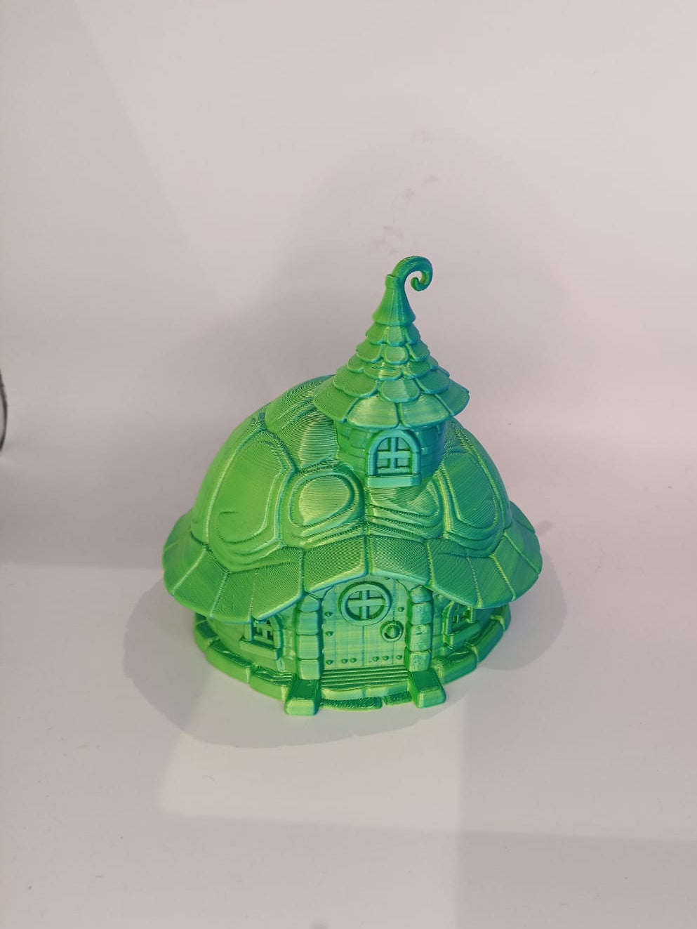 Green Turtle Shell Roof Cottage