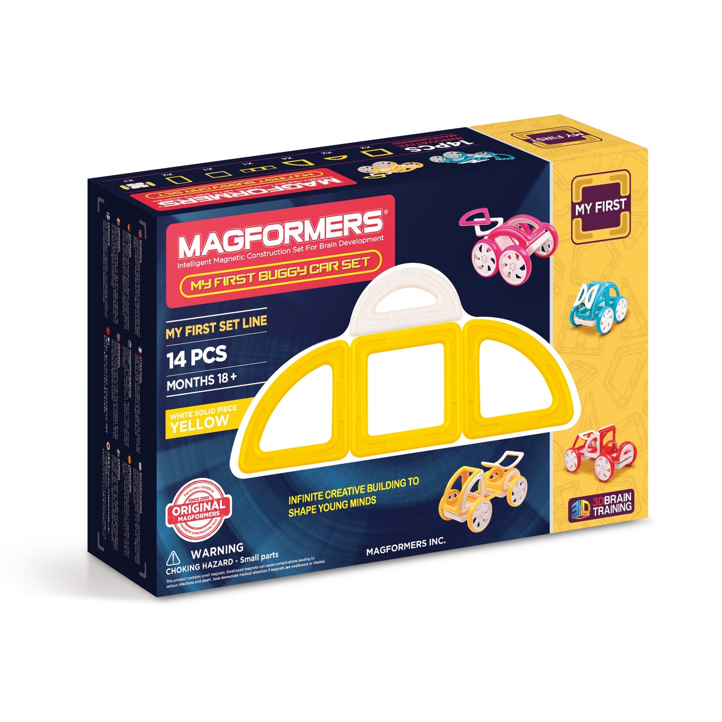 Magformers My First Buggy Car set Yellow