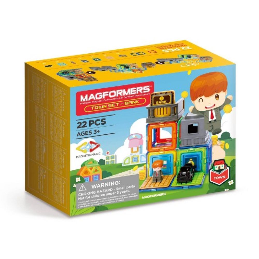 Magformers Town Bank Set (22pcs)