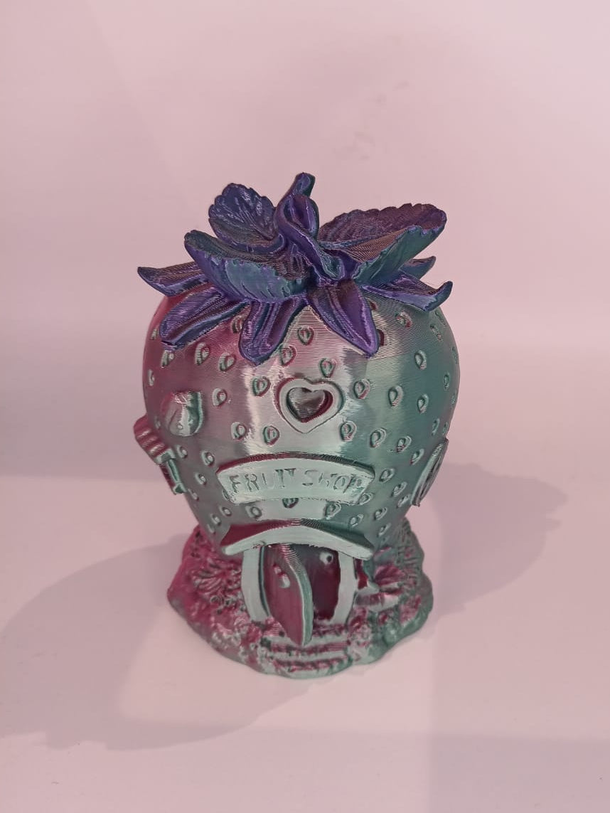 Multi-Coloured Strawberry Cottage