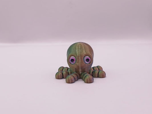 Small Yellow and Green Octopus