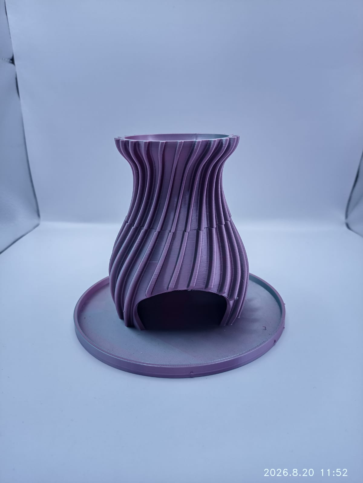 Small Purple Dice Tower