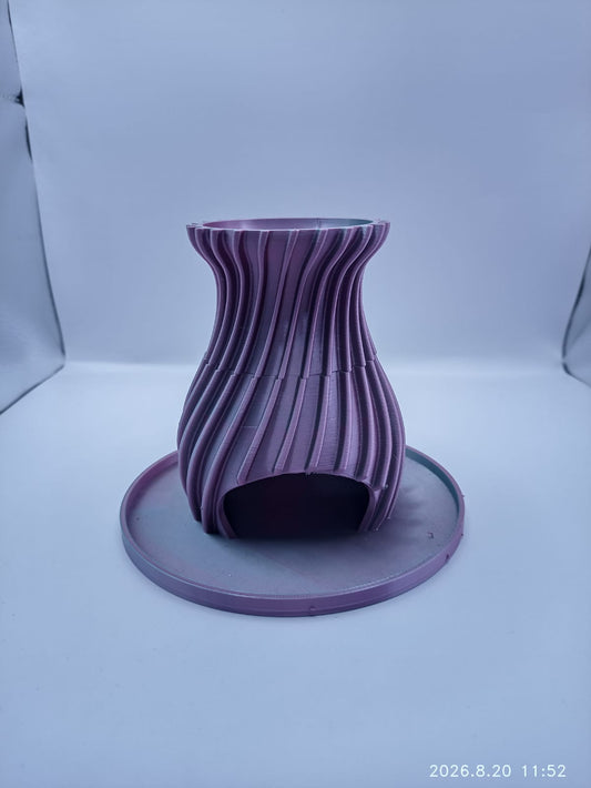 Small Purple Dice Tower