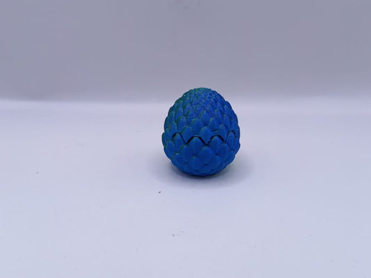 Blue Opening Egg with Baby Dragon