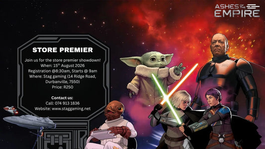ASHES OF THE EMPIRE: STORE PREMIER SHOWDOWN TICKET