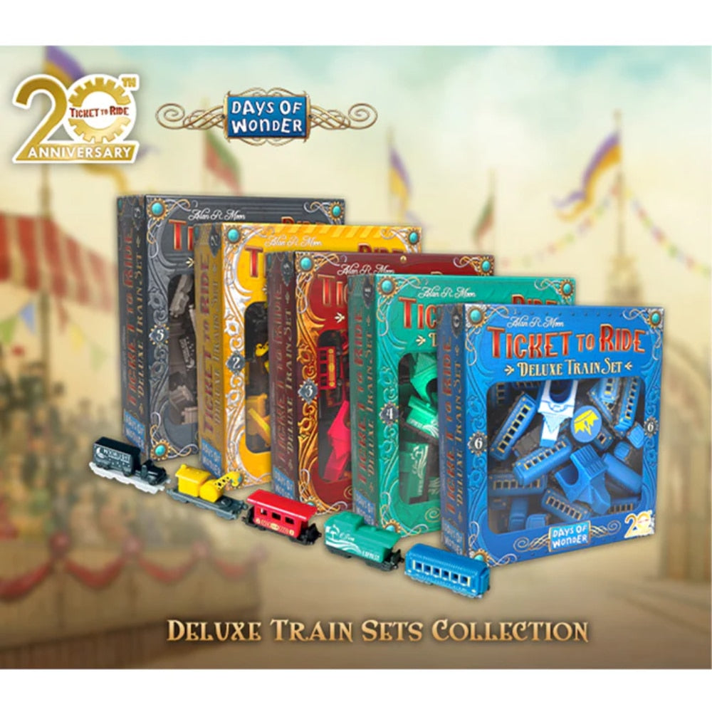 Ticket to Ride - 20th Anniversary Deluxe Trains (5 Pack)