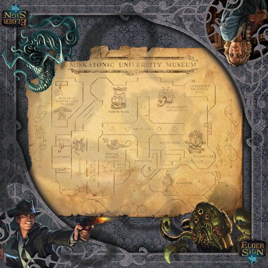 Elder Sign Museum Gamemat