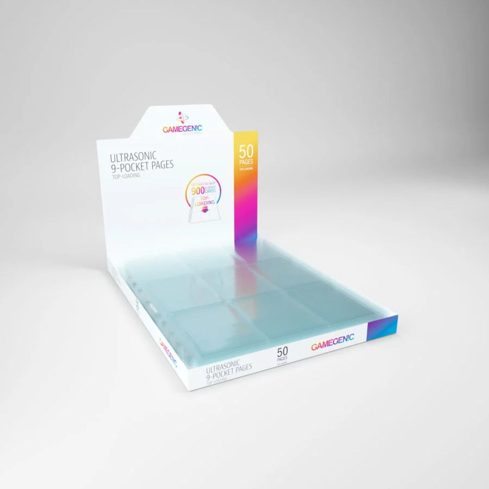 GameGenic Toploading 9-Pocket Pages - Clear (50 Pages)
