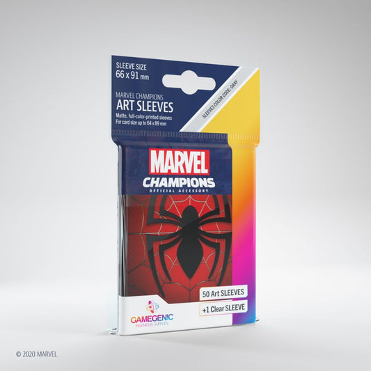 GameGenic - Marvel Champions Art Sleeves - Spider Man