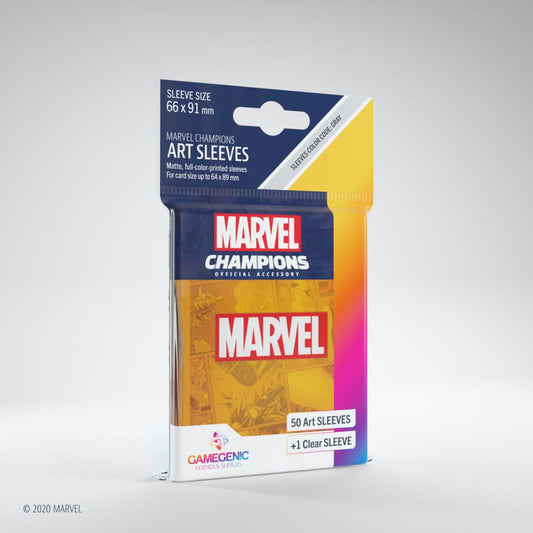 GameGenic - Marvel Champions Art Sleeves - Marvel Orange