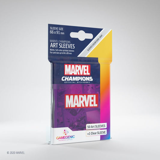 GameGenic - Marvel Champions Art Sleeves - Marvel Purple